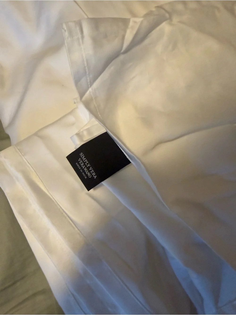 Simply Vera Vera Wang Pima Cotton 600 Thread Count King Size Sheet
